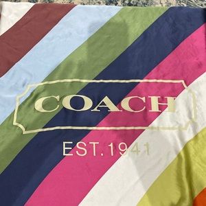Coach silk scarf
